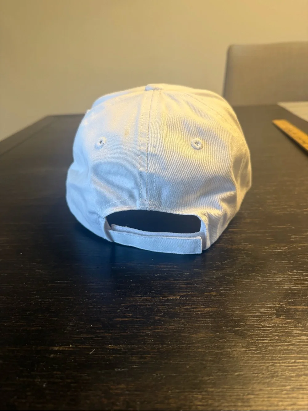 United States Navy Embroidered White Baseball Cap